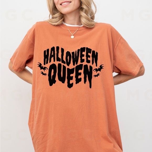 Comfort Colors Halloween Queen Shirt - Picture 3 of 10